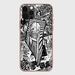 Чехол для iPhone 12 Pro Max Пестрый трэш, цвет: 3D-светло-розовый