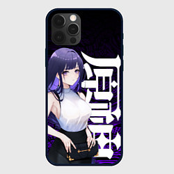 Чехол для iPhone 12 Pro Max Геншин импакт: Райдэн в современности, цвет: 3D-черный