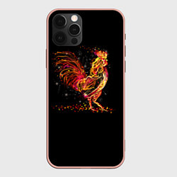 Чехол iPhone 12 Pro Max Огненный петух