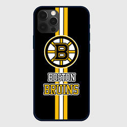 Чехол для iPhone 12 Pro Max Бостон Брюинз - НХЛ, цвет: 3D-черный