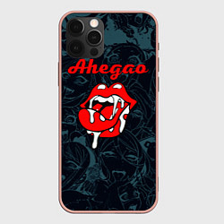 Чехол iPhone 12 Pro Max Ахегао рот -ahegao lips