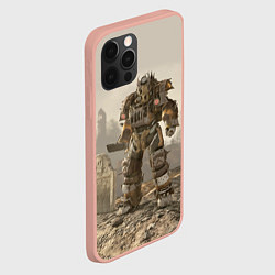 Чехол для iPhone 12 Pro Max Bone raider power armor skin in fallout, цвет: 3D-светло-розовый — фото 2