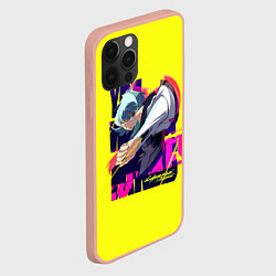 Чехол для iPhone 12 Pro Max Киберпанк Бегущие по краю - Люси, цвет: 3D-светло-розовый — фото 2