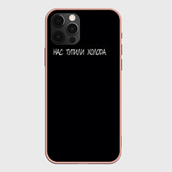 Чехол для iPhone 12 Pro Max Холод, цвет: 3D-светло-розовый
