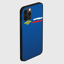 Чехол для iPhone 12 Pro Max Эмблема МВД, цвет: 3D-черный — фото 2