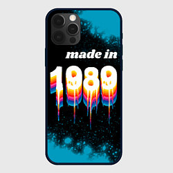 Чехол для iPhone 12 Pro Max Made in 1989: liquid art, цвет: 3D-черный