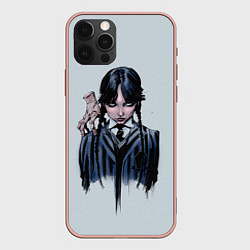 Чехол iPhone 12 Pro Max Хмурая Уэнсдэй