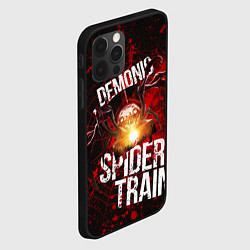 Чехол для iPhone 12 Pro Max Demonic spider-train, цвет: 3D-черный — фото 2