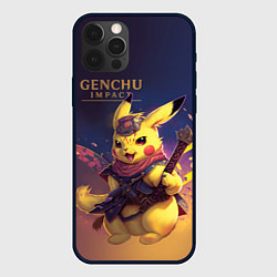 Чехол для iPhone 12 Pro Max Genchu impact, цвет: 3D-черный