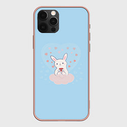 Чехол для iPhone 12 Pro Max Всех люблю, цвет: 3D-светло-розовый
