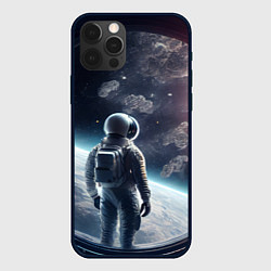 Чехол для iPhone 12 Pro Max Одиночество в космосе, цвет: 3D-черный