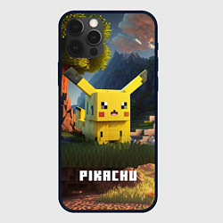 Чехол для iPhone 12 Pro Max Pokеmon Pikachu, цвет: 3D-черный