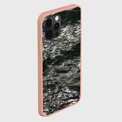 Чехол для iPhone 12 Pro Max Солнечный свет на текстуре воды, цвет: 3D-светло-розовый — фото 2