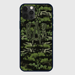 Чехол для iPhone 12 Pro Max Пятнистый камуфляж вдв, цвет: 3D-черный