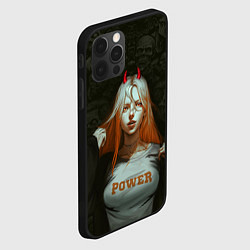 Чехол для iPhone 12 Pro Max Power - Anime Chainsaw Man, цвет: 3D-черный — фото 2