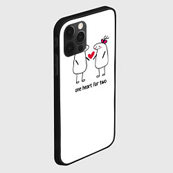 Чехол для iPhone 12 Pro Max Lovers, цвет: 3D-черный — фото 2