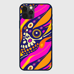 Чехол iPhone 12 Pro Max Абстрактный узор мексиканская чупакабра