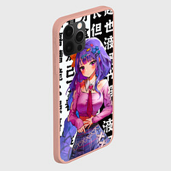 Чехол для iPhone 12 Pro Max Genshin Impact Шогун Райден, цвет: 3D-светло-розовый — фото 2