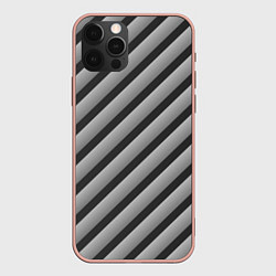 Чехол iPhone 12 Pro Max Полоса объемная