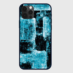 Чехол iPhone 12 Pro Max Голубой абстракт