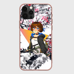 Чехол iPhone 12 Pro Max Девушка с AUG