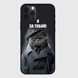 Чехол iPhone 12 Pro Max Кот в плаще пришел за тобой