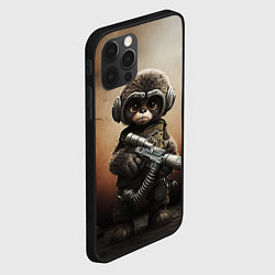 Чехол для iPhone 12 Pro Max Зверь с оружием, цвет: 3D-черный — фото 2