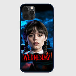 Чехол для iPhone 12 Pro Max Wednesday horror, цвет: 3D-черный