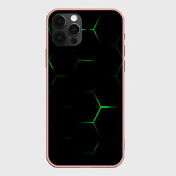 Чехол iPhone 12 Pro Max Соты бронированный стиль