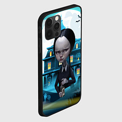Чехол для iPhone 12 Pro Max Семейка Аддамс - старый замок, цвет: 3D-черный — фото 2