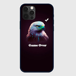 Чехол для iPhone 12 Pro Max Hawk-game over, цвет: 3D-черный