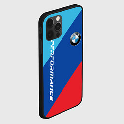Чехол для iPhone 12 Pro Max Bmw - m colors, цвет: 3D-черный — фото 2