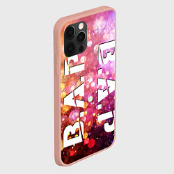 Чехол для iPhone 12 Pro Max BAP vertical logo, цвет: 3D-светло-розовый — фото 2