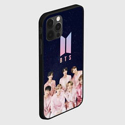 Чехол для iPhone 12 Pro Max BTS starry sky, цвет: 3D-черный — фото 2