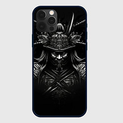 Чехол iPhone 12 Pro Max Самурай созданный нейросетью