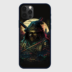 Чехол для iPhone 12 Pro Max Ночной самурай, цвет: 3D-черный