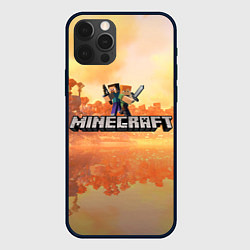Чехол iPhone 12 Pro Max Стив Майнкрафт Minecraft