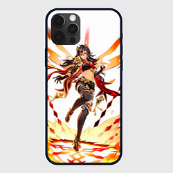 Чехол для iPhone 12 Pro Max Дэхья Геншин импакт, цвет: 3D-черный