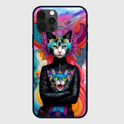 Чехол iPhone 12 Pro Max Молодая модница - нейросеть