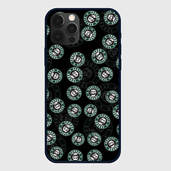 Чехол для iPhone 12 Pro Max Seattle grunge эмблемы, цвет: 3D-черный