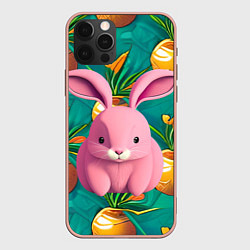Чехол iPhone 12 Pro Max Pink rabbit