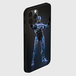 Чехол для iPhone 12 Pro Max Робокоп в стойке, цвет: 3D-черный — фото 2