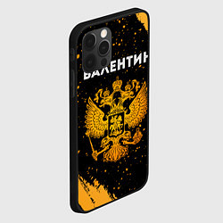 Чехол для iPhone 12 Pro Max Валентин и зологой герб РФ, цвет: 3D-черный — фото 2