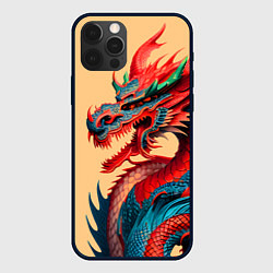 Чехол iPhone 12 Pro Max Japan dragon - tattoo - art