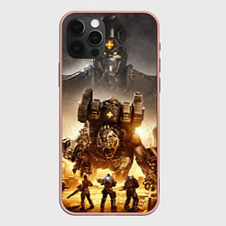 Чехол для iPhone 12 Pro Max Gears Tactics, цвет: 3D-светло-розовый