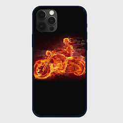 Чехол для iPhone 12 Pro Max Скорость байкера на максималках, цвет: 3D-черный