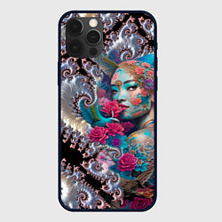 Чехол для iPhone 12 Pro Max Japanese beauty - irezumi, цвет: 3D-черный