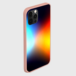 Чехол для iPhone 12 Pro Max Горячий красный градиент, цвет: 3D-светло-розовый — фото 2