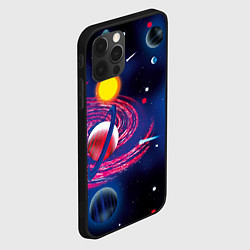 Чехол для iPhone 12 Pro Max Вселенная, космос, цвет: 3D-черный — фото 2