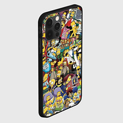 Чехол для iPhone 12 Pro Max Simpsonhistory, цвет: 3D-черный — фото 2